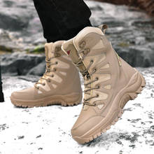 Unisex Autumn High Top Outdoor Hiking Shoes Women Breathable Desert Military Tactical Boots Men Sports Climbing Walking Sneakers 2024 - buy cheap