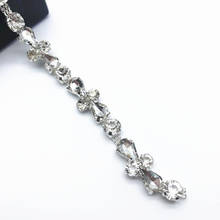 10Yards New Style Simple Crystal Cup Strass Chain Sew On Rhinestone Trim Clear Stones For DIY Dress 2024 - buy cheap