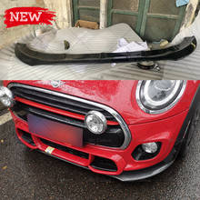FOR MINI COOPER S F55 F56 F57 JCW DUELL AG STYLE CARBON FIBER FRONT LIP TRIM BODY KIT TUNING PART FOR F56 FRONT UNDER SPLITTER 2024 - buy cheap