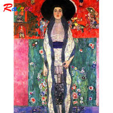 Gustav Klimt Famous Painting "Portrait of Adele Bloch Bauer 2"5D Diamond Painting Diamond Embroidery Rhinestones Mosaic Sale Pic 2024 - buy cheap