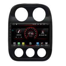 Android 10 2.5D dvd del coche para JEEP Compass Patriot Radio 2009-2019 multimedia GPS Radio estéreo navegación gps Cámara 2024 - compra barato