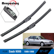 For Saab 9000 Car Front Windscreen Wiper Blades Soft Rubber Wiper J Hook Arms 1989 1990 1991 1992 1993 1994 1995 1996 1997 1998 2024 - buy cheap