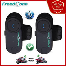 FreedConn T-COMVB New Updated Version Original Bluetooth Motorcycle Helmet Intercom Interphone Headset + FM Radio Free Shipping 2024 - buy cheap