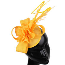 Sombrero elegante para mujer, horquillas para el pelo, accesorios para el cabello, iglesia, boda, fiesta, novedad 2024 - compra barato