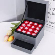 Soap Rose Flower Jewelry Storage Gifts Box Valentine's/ Mother's Day Gift 16Pcs/Box gift box packaging bolsas para galletas TDH 2024 - buy cheap