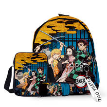 Three-piece Suit Backpacks Japan Anime Demon Slayer 3D Women Men Bags Kimetsu No Yaiba Tomioka Giyuu Mochila Cosply School Bags 2024 - buy cheap