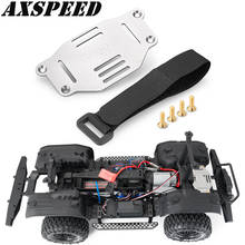 Axspeed trx4 bateria placa de montagem bandeja metal bateria expansão placa titular recolocação para 1/10 rc rastreador traxxas TRX-4 peças 2024 - compre barato