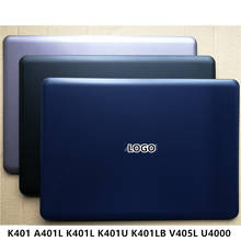 Novo laptop para asus k401 a401l k401l k401u k401lb v405l u4000, capa superior da tampa de base frontal/dobradiças 2024 - compre barato