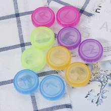 NEW 1pcs Contact Lens Cases Contact Lens Travel Holder Storage Box Soaking Case Random Portable Mini Plastic Color 5.7x2.6x1.3cm 2024 - buy cheap