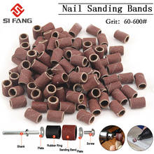 102pcs Sanding Drum With 2.35mm & 3.17mm Sanding Mandrels Sanding Bands For Nail Dremel Accessories 60-600# 2024 - buy cheap