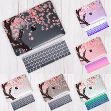 Funda rígida con estampado de flores de cerezo para MacBook Air, carcasa para MacBook Air de 13 pulgadas, A2179, A2337, Pro Retina de 11, 12, 13, 15 y 16 pulgadas, A2338, A2289, 2020 2024 - compra barato