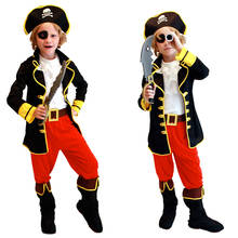 Halloween Birthday Kids Boys Pirate Costume Cosplay Sets Children Party Christmas For Children Fancy Dress Up 2024 - buy cheap