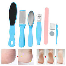 Conjunto de lixas para cuidados com os pés, olho rígido, raspador, lixa de pedicure, ferramentas para cuidados com os pés, kit de ferramentas em aço inoxidável 2024 - compre barato