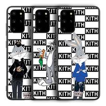 Trend brand KITH soft case for samsung S20 Ultra S10 s10e s9 s8 plus note 8 9 10 pro Matte silicone fashion leisure cover funda 2024 - buy cheap