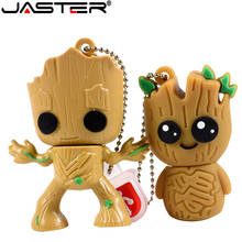 Lovely cartoon Groot usb flash drive disk cute super heros memory stick Pen drive 4gb 8gb 16gb 32gb 64gb Creative pendrive 2024 - buy cheap