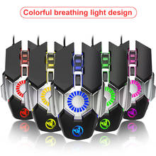Gaming Mouse Wired Mouse Gamer Programming 6400DPI Wired Computer Gaming Mice for PC RGB Backlight Modes PC Mice 2024 - buy cheap