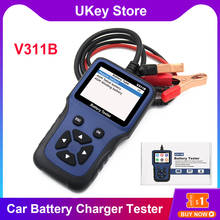 V311b universal carregador de bateria de carro tester obd2/eobd automotivo ferramenta de diagnóstico 100-2000 cca detector carregamento ferramentas de carga cricut 2024 - compre barato