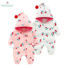 Newborn Baby Magic Hat Sweater Baby Girls Long Sleeved Winter Rompers Kids Boys Cotton Hoodie Jumpsuit Infant Pink Clothing Out 2024 - buy cheap