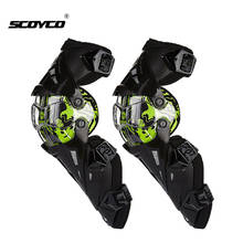 Scoyco-rodilleras de motocicleta para hombres, equipo de protección para Motocross, CE 2024 - compra barato