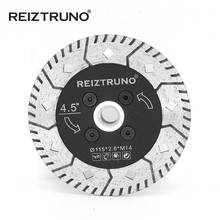 4.5"/5" Dual Turbo Circular Saw Cutter Diamond Grinding Wheel Angle Grinder Cutting Blades for Granite Concrete with Flange 2024 - buy cheap