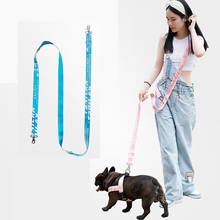 Adjustable Long Dog Training Lead Multifunctional Dog Leash Walking Runing Hands Free Leash Double Nylon Pitbull Leash For Puppy 2024 - buy cheap
