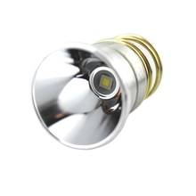 Lanterna diy 26.5mm cree xpl hi v3 6500k 1600 lumens 3.7v 4.2v 7135 driver led lâmpada cabeça cair para 501b 502b