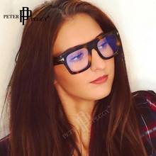 Gafas cuadradas para hombre y mujer, lentes transparentes a la moda, montura Retro, graduadas, para miopía, color negro 2024 - compra barato