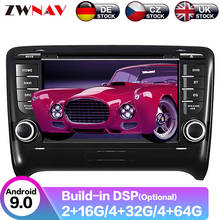 Android 9 GPS Navigation Car Radio DVD Player For Audi TT 2006-2014  Car Radio Head Unit Free Camera Multimedia Player 2024 - buy cheap