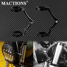 Motorcycle CNC 39mm-41mm Fork Tube Holder Headlight Bracket Mount Clamp For Harley Dyna Chopper Bobber Cafe Racer Sportster XL 2024 - buy cheap