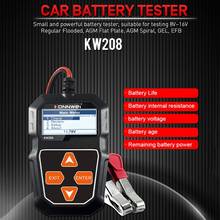 Ferramenta automotivo do teste do verificador da capacidade da bateria do carro 12v 100-2000cca do verificador da bateria de konnwei kw208 2024 - compre barato