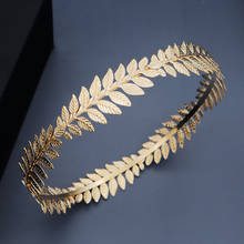 Fashion Hair Band Baroque Vintage Gold Bridal Tiaras And Crowns For Wedding Leaf Round Diadem Queen Princess Women Hair Jewelry 2024 - buy cheap