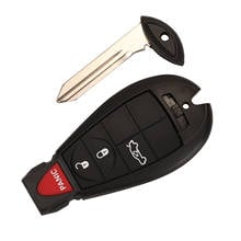 Bilchave 3+1Button Remote Key Shell Case Fob For Jeep Grand Cherokee For Chrysler Town Country For Dodge Magnum Durang 2024 - buy cheap