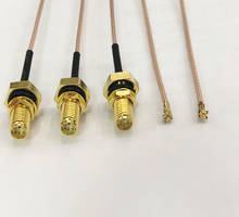 10pcs RG178 Pigtail cable Waterproof SMA Female  Bulkhead O-ring to IPX U.FL IPEX Cable  5cm 10cm 15cm 20cm 30cm 2024 - buy cheap
