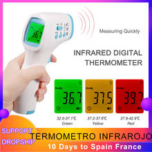 Новый инфракрасный термометр для лба тела Бесконтактный термометр для детей и взрослых уличный домашний цифровой ИК инфракрасный термометр 2024 - купить недорого