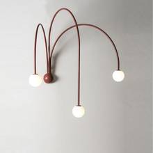 Italian Led Iron wall lamps Modern Living Room Bedroom wall light Branch Glass Bedside Lighting Home Decor wall sconce Luminaria 2024 - buy cheap