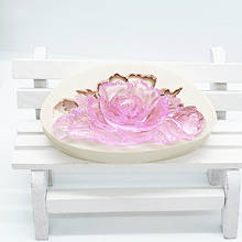 Moldes de silicona de rosas 3D para decoración de pasteles, herramientas de cocina para hornear pudín, moldes de resina M034 2024 - compra barato