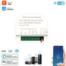 2/3gang MINI Wifi Tuya Smart Switch Timer Switches Smart Home Control Compatible With APP Smart Life Tuya Alexa Google Home 2024 - buy cheap