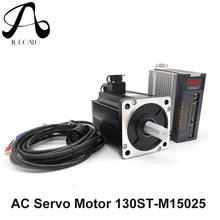 Servomotor de CA de 3,8 kW, 130ST-M15025, Servomotor de 15N.M, 2500rpm, con cable de 3M de alta potencia 2024 - compra barato