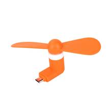 5Pin Portable Flexible Cooling Fan Mini Super Mute USB Cooler For Android phone USB 2024 - buy cheap