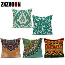 Polyester Mandala Geometric Decorative Throw Pillows Case Sofa Pillow Cover Cushion Cover for Bedroom Home Decoration 2024 - buy cheap