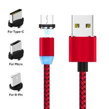 Magnetic USB Cable plug for Huawei Samsung Type C Type-C Charging USB C Magnet Cable Micro USB Mobile Phone Cord Wire for iPhone 2024 - buy cheap