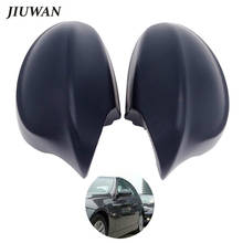 For BMW 3 Series E90 E91 2005-2008 One Pair Car Mirror Rearview Cover Matte Black ABS Weathproof Side Mirror Protection Shell 2024 - buy cheap