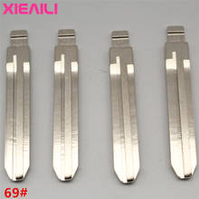 XIEAILI 5Pcs 69# Metal Blank Uncut Flip KD Remote Key Blade For Toyota For Subaru   S622 2024 - buy cheap