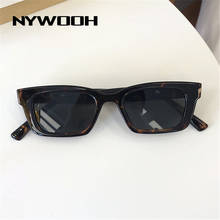 NYWOOH-gafas de sol rectangulares para mujer y hombre, lentes de sol rectangulares de estilo Retro, pequeñas, negras, cuadradas, con protección UV400 2024 - compra barato
