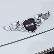 1pcs Car Front Hood Emblem Badge For Mitsubishi Lancer 10 3 9 EX Outlander 3 ASX L200 Ralliart  Cover Wing Sticker 2024 - buy cheap