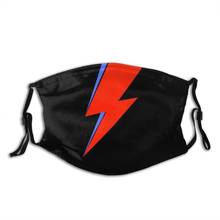 Bowie Ziggy Adult Kids Anti Dust Filter Diy Mask David Bowie Bowie Ziggy Aladdin Sane Lightning Lightning Bolt Symbol Music 2024 - buy cheap