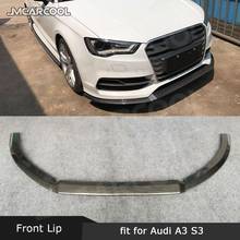 Carbon Fiber Front Bumper Lip Chin Spoiler for Audi A3 Sline S3 Sedan Not A3 Standard 2013  -2018 Car Styling 2024 - buy cheap