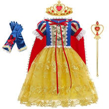 Kids Dresses for Girls Snow White Cosplay Costume Children Princess Party Dresses Kids Christmas Fantasy 2024 - buy cheap