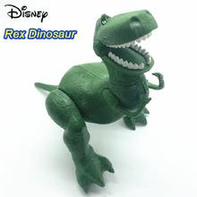 Figuras de acción de dinosaurio verde de Disney Toy Story 4 Rex para niños, modelo de PVC, Mini colección de decoración, muñeca móvil, regalo para niños 2024 - compra barato