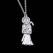 20pcs 51*19mm Grim Reaper Death Necklace Short Long DIY Handmade Pendant Necklace Women Men Fashion Jewelry Gift 2024 - buy cheap